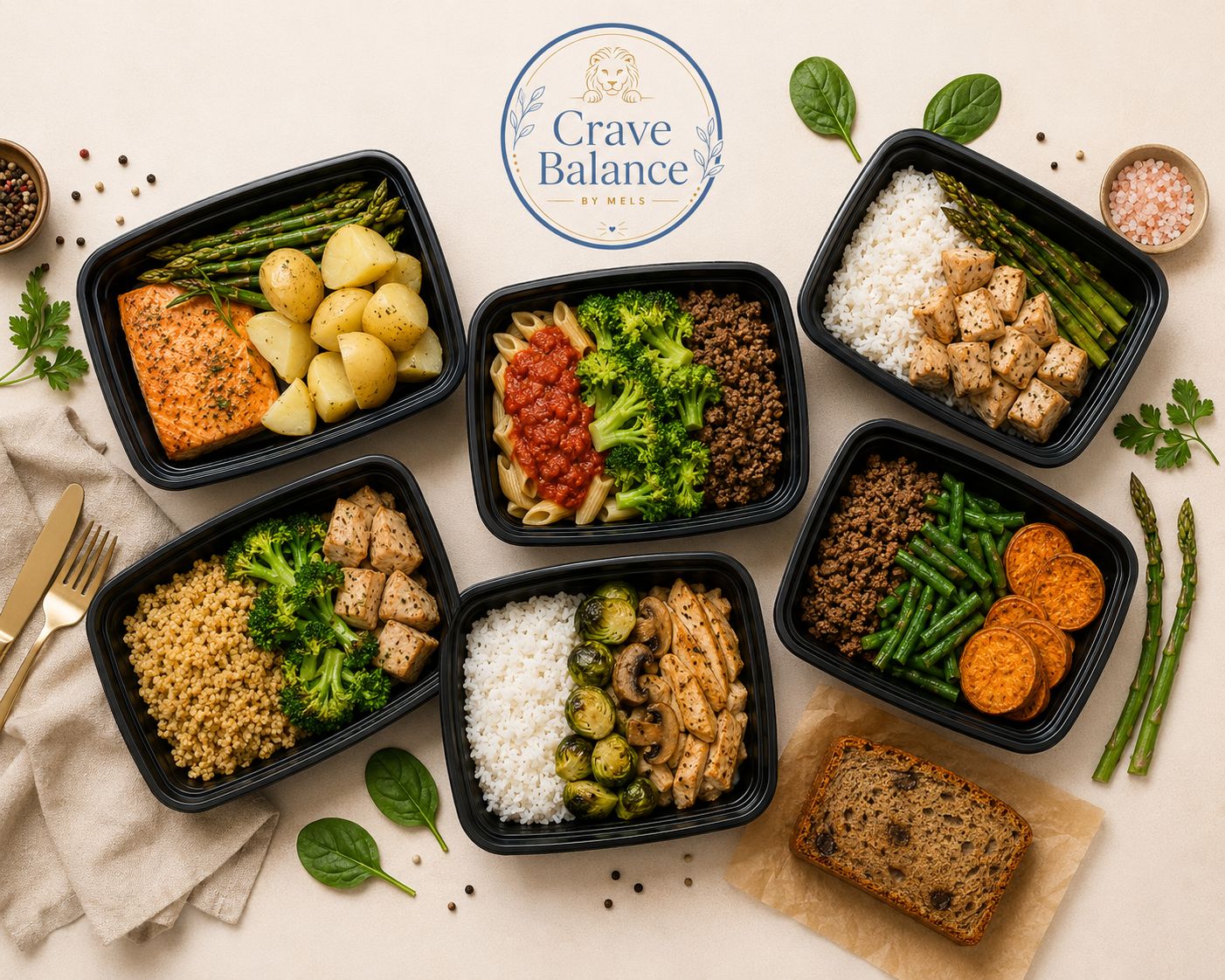 Crave Balance meal prep